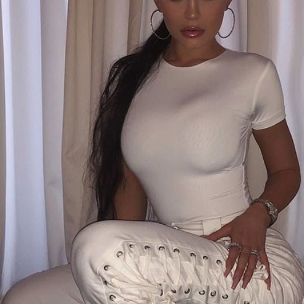 I AM GIA HOLLY PANT WHITE